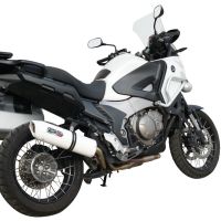 Scarico compatibile con Honda VFR1200X Crosstourer 2011-2016, Albus Ceramic, Scarico omologato, silenziatore con db killer estraibile e raccordo specifico