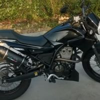 Scarico compatibile con Derbi Mulhacèn 2006-2011, Furore Nero, Terminale di scarico omologato,fornito con db killer estraibile,catalizzatore e collettore
