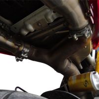 Exhaust system compatible with Aprilia Dorsoduro 1200 2011-2016, GP Evo4 Titanium, Dual Homologated legal slip-on exhaust including removable db killers, link pipes and catalysts 