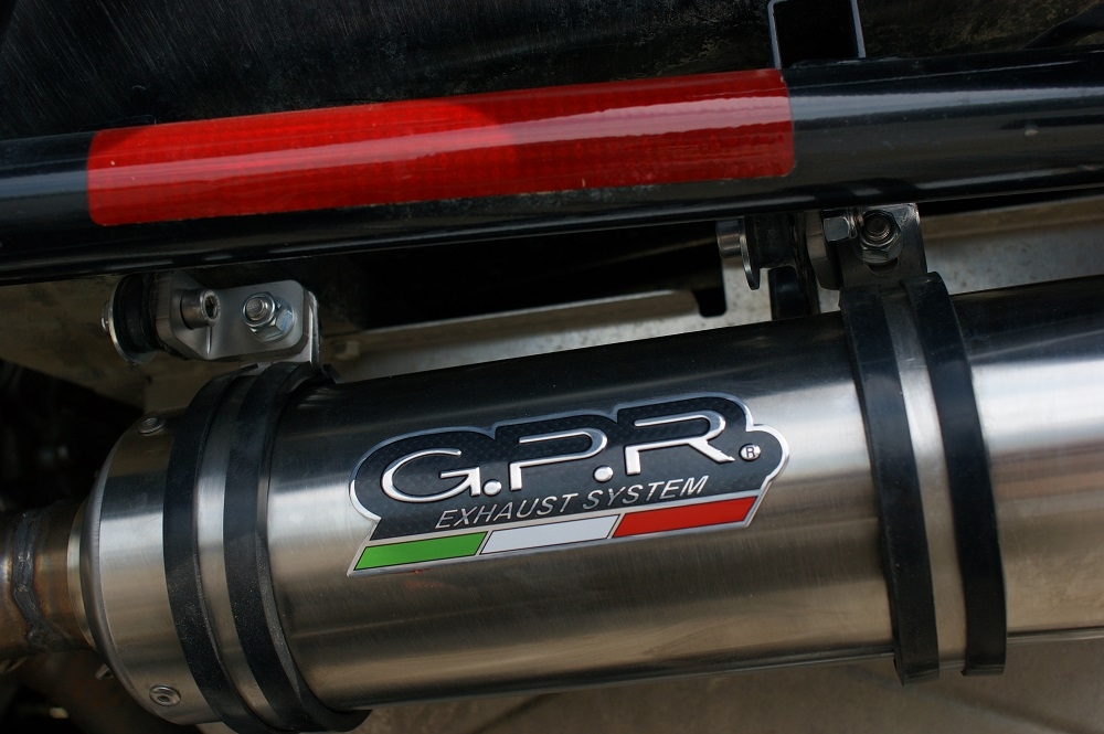 Scarico compatibile con Artic Cat Wild Cat 1000 2012-2014, Deeptone Atv, Scarico omologato, silenziatore con db killer estraibile e raccordo specifico