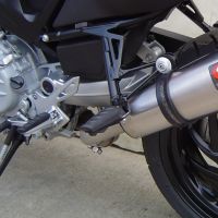 Scarico compatibile con Bmw F 800 -S -ST 2006-2011, Gpe Ann. titanium, Terminale di scarico omologato,fornito con db killer estraibile,catalizzatore e collettore