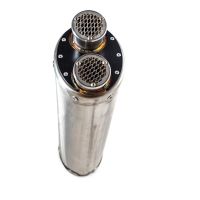 Exhaust compatible with Cf Moto 800 Mt Touring 2022-2024, Dual Titanium, Homologated legal slip-on exhaust including removable db killer and link pipe 