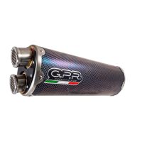 Exhaust compatible with Triumph Tiger 1200 Gt - Rally 2022-2024, Dual Inox, Homologated legal slip-on exhaust including removable db killer and link pipe 