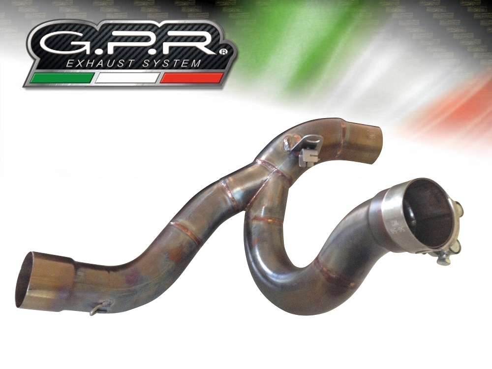 Scarico compatibile con Ducati Multistrada 1260 2018-2020, Decatalizzatore, Collettore decatalizzore, applicazione racing