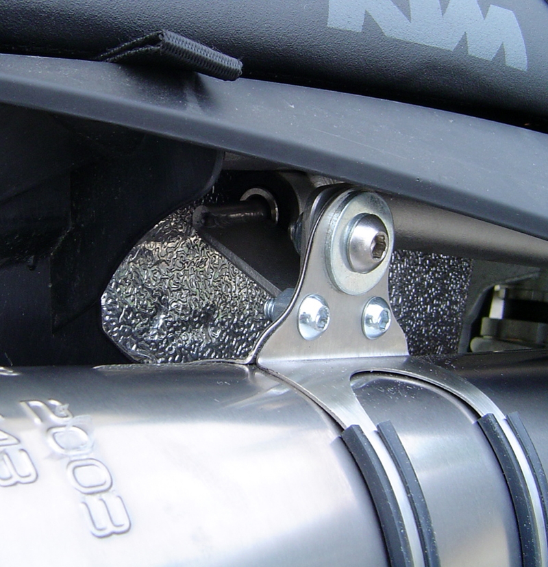 Exhaust compatible with Ktm Superduke 990 - R ( LC8) 2004-2012, Gpe Ann. Poppy, Dual Homologated legal slip-on exhaust including removable db killers and link pipes 