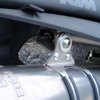 Exhaust compatible with Ktm Superduke 990 - R ( LC8) 2004-2012, Gpe Ann. Poppy, Dual Homologated legal slip-on exhaust including removable db killers and link pipes 