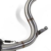 Exhaust system compatible with Ktm Duke 390 2013-2016, M3 Black Titanium, Homologated legal slip-on exhaust including removable db killer and link pipe 