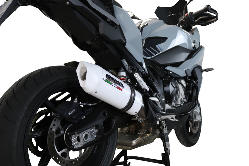 Scarico compatibile con Bmw S 1000 XR -M 2020-2025, Albus Evo4, Scarico omologato, silenziatore con db killer estraibile e raccordo specifico