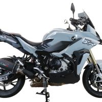 Scarico compatibile con Bmw S 1000 XR -M 2020-2025, Furore Evo4 Nero, Scarico omologato, silenziatore con db killer estraibile e raccordo specifico