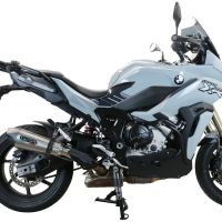 Scarico compatibile con Bmw S 1000 XR -M 2020-2025, Gpe Ann. titanium, Terminale di scarico racing, con raccordo, senza omologazione