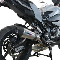 Scarico compatibile con Bmw S 1000 XR -M 2020-2025, Gpe Ann. titanium, Terminale di scarico racing, con raccordo, senza omologazione