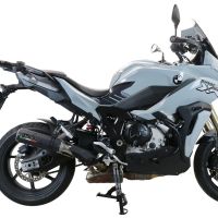 Scarico compatibile con Bmw S 1000 XR - M 2020-2024, M3 Black Titanium, Terminale di scarico racing, con raccordo, senza omologazione