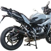 Scarico compatibile con Bmw S 1000 XR - M 2020-2024, M3 Black Titanium, Terminale di scarico racing, con raccordo, senza omologazione