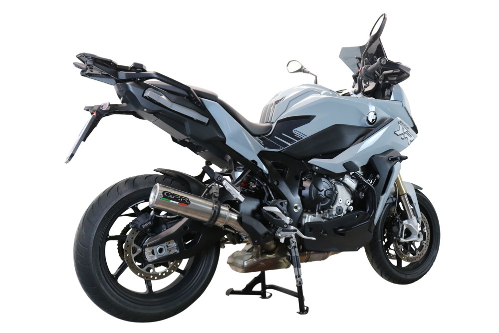 Scarico compatibile con Bmw S 1000 XR -M 2020-2025, M3 Inox , Scarico omologato, silenziatore con db killer estraibile e raccordo specifico