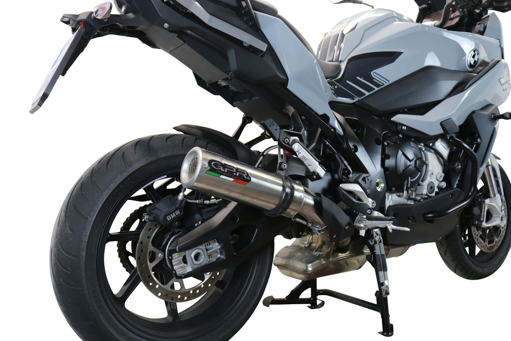 Scarico compatibile con Bmw S 1000 XR -M 2020-2025, M3 Inox , Scarico omologato, silenziatore con db killer estraibile e raccordo specifico