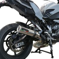 Scarico compatibile con Bmw S 1000 XR -M 2020-2025, M3 Inox , Scarico omologato, silenziatore con db killer estraibile e raccordo specifico