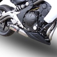 Scarico compatibile con Kawasaki Er 6 N - F 2012-2016, Gpe Ann. titanium, Scarico completo omologato,fornito con db killer estraibile e collettore