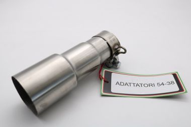 Scarico GPR compatibile con  Tuning TUNING 1980-2021, Accessorio - Accessory, Tubo adattatore D. 54 A 50