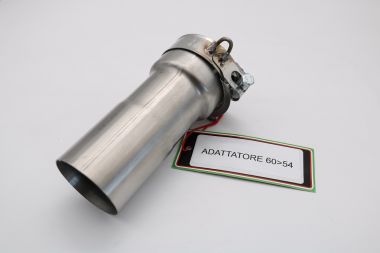 Scarico GPR compatibile con  Cafè Racer Cafè Racer 1980-2021, Accessorio - Accessory, Tubo adattatore D. 60 A 54