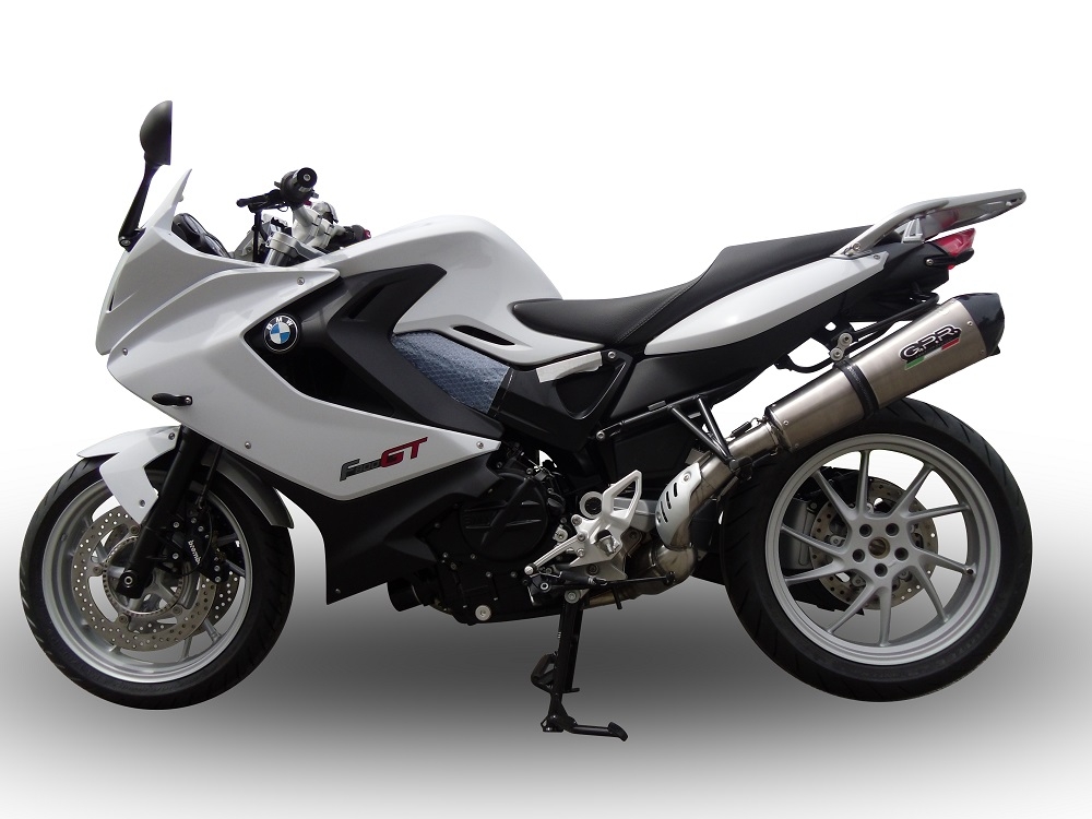 Scarico GPR compatibile con  Bmw F 800 Gt 2017-2019, New Grand Prix Evo Titanium, Scarico omologato, silenziatore con db killer estraibile e raccordo specifico
