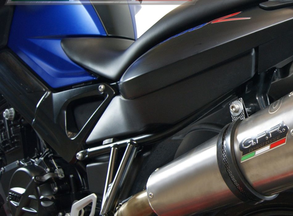 GPR Exhaust for Bmw F650GS Twin 2008-2018, Furore Nero, Slip