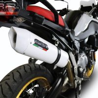 Exhaust compatible with Bmw F 850 Gs -Adventure 2021-2024, Albus Evo4, Homologated legal slip-on exhaust including removable db killer and link pipe 