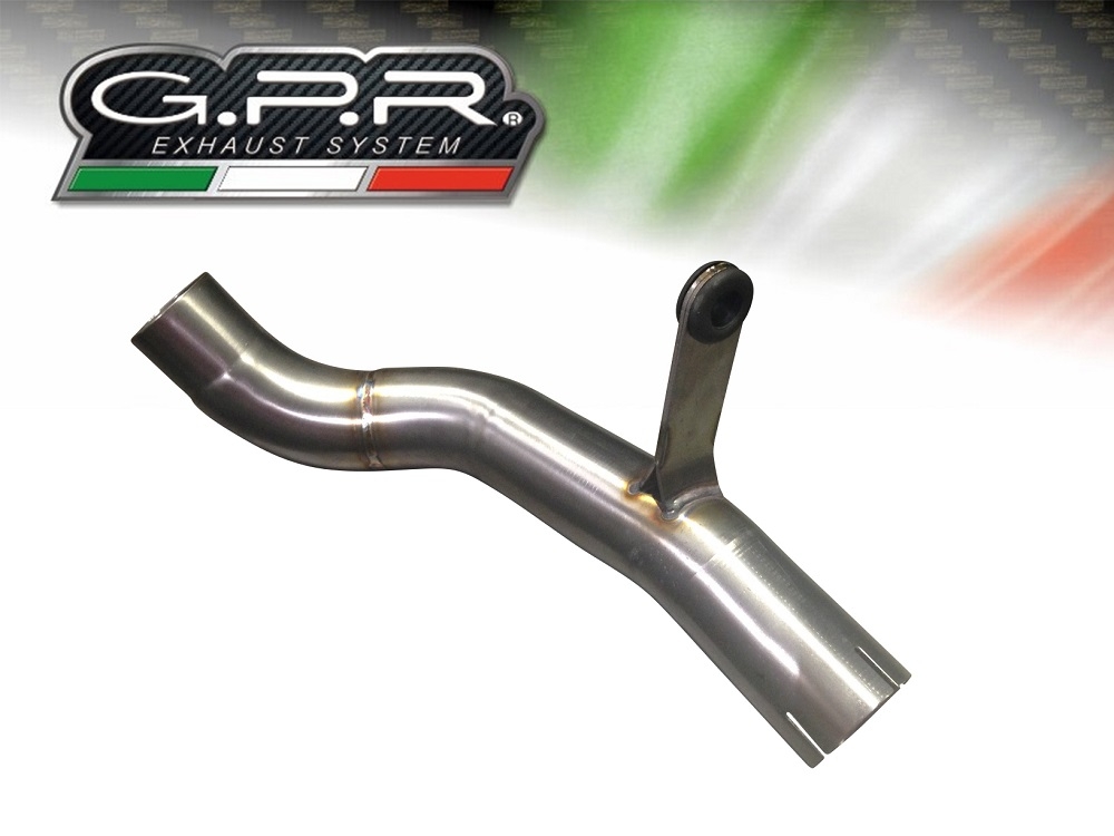 Scarico compatibile con Bmw F 750 Gs 2018-2020, GP Evo4 Titanium, Scarico omologato, silenziatore con db killer estraibile e raccordo specifico