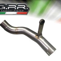 Exhaust system compatible with Bmw F 750 Gs 2021-2024, Trioval, Homologated legal slip-on exhaust including removable db killer and link pipe 