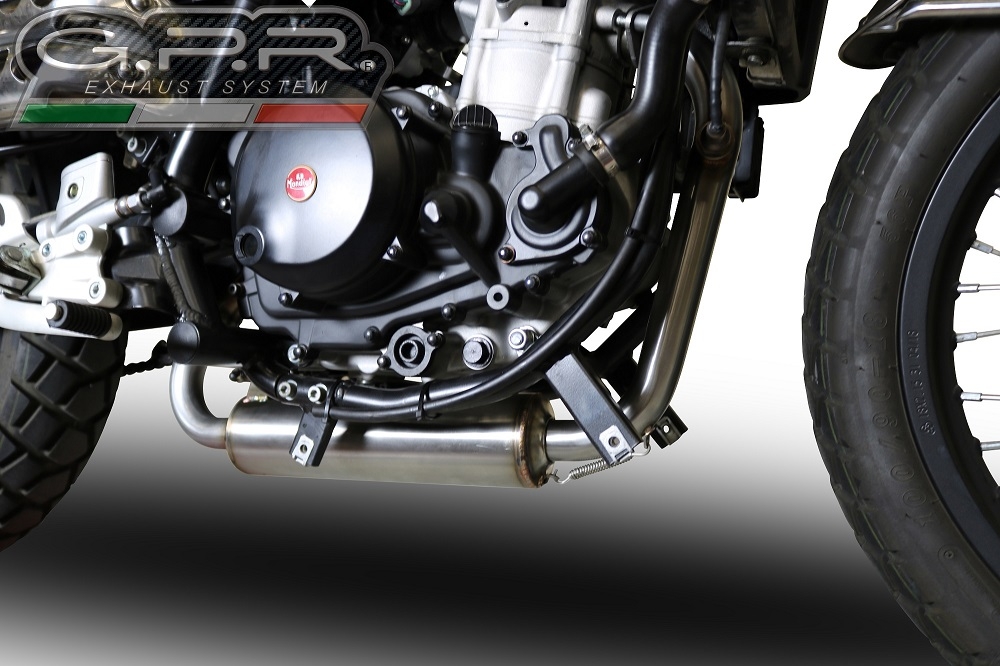Exhaust compatible with F.B. Mondial Sport Classic 125 -Pagani 1948 2019-2020, Decatalizzatore, Decat pipe 