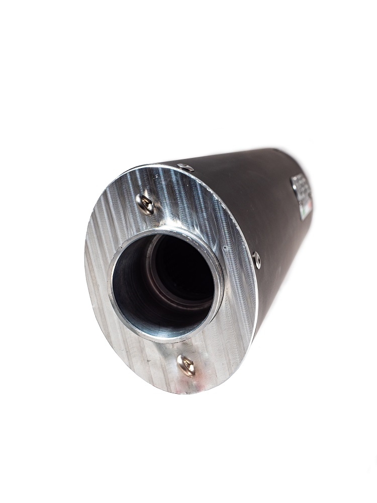 GPR exhaust compatible with  Triumph Tiger 800 - Xr - Xc - Xrx - Xcx - Xrt - Xca 2017-2021, Furore Evo4 Nero, Homologated legal slip-on exhaust including removable db killer and link pipe 