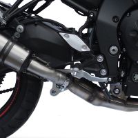 Scarico compatibile con Yamaha Fz 8 2010-2016, Albus Ceramic, Scarico omologato, silenziatore con db killer estraibile e raccordo specifico