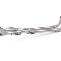 Scarico compatibile con Yamaha T-Max 500 2001-2011, Satinox , Scarico completo omologato,fornito con db killer estraibile e collettore