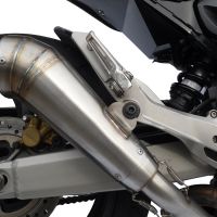 Scarico compatibile con Honda Hornet Cb 600 F 2007-2014, Powercone Evo, Scarico omologato, silenziatore con db killer estraibile e raccordo specifico