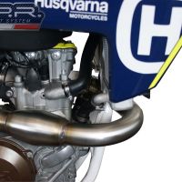 Exhaust compatible with Husqvarna FS 450 2016-2017, Furore Poppy, Racing full system exhaust, including removable db killer 