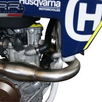 Scarico compatibile con Husqvarna FS 450 2016-2017, Furore Poppy, Scarico completo racing, fornito con db killer estraibile e collettore, non legale per uso stradale