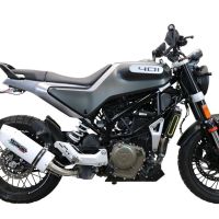 Scarico compatibile con Husqvarna Vitpilen 401 2020-2020, Albus Evo4, Scarico omologato, silenziatore con db killer estraibile e raccordo specifico
