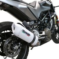 Scarico compatibile con Husqvarna Vitpilen 401 2020-2020, Albus Evo4, Scarico omologato, silenziatore con db killer estraibile e raccordo specifico