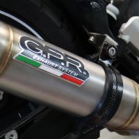 Scarico compatibile con Husqvarna Vitpilen 401 2020-2020, Deeptone Inox, Scarico omologato, silenziatore con db killer estraibile e raccordo specifico