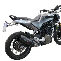 Scarico compatibile con Husqvarna Svartpilen 401 2021-2023, Furore Evo4 Nero, Scarico omologato, silenziatore con db killer estraibile e raccordo specifico