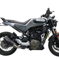 Scarico compatibile con Husqvarna Svartpilen 401 2020-2020, M3 Black Titanium, Scarico omologato, silenziatore con db killer estraibile e raccordo specifico