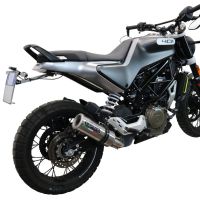 Scarico compatibile con Husqvarna Vitpilen 401 2020-2020, M3 Inox , Scarico omologato, silenziatore con db killer estraibile e raccordo specifico