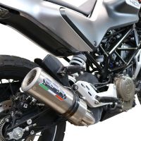 Scarico compatibile con Husqvarna Vitpilen 401 2020-2020, M3 Inox , Scarico omologato, silenziatore con db killer estraibile e raccordo specifico