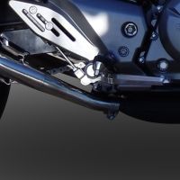 Scarico compatibile con Suzuki Gw 250 F Inazuma 2012-2017, Albus Ceramic, Coppia di terminali di scarico omologati, forniti con db killer removibili e raccordi specifici