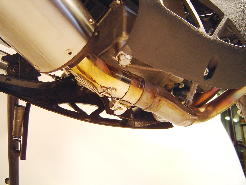 Scarico GPR compatibile con  Kawasaki Er 6 N - F  2005-2011, Ghisa , Terminale di scarico omologato, fornito con db killer estraibile, catalizzatore e raccordo specifico