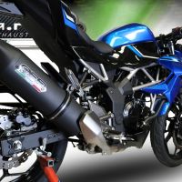 Scarico GPR Kawasaki Ninja 125 2021/2022 e5 Scarico omologato con raccordo Furore  Argento