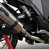 Exhaust compatible with Kawasaki Versys-X 300 2022-2023, Albus Evo4, Homologated legal slip-on exhaust including removable db killer, link pipe and catalyst 