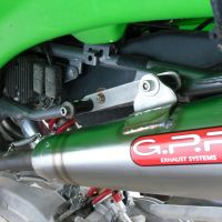 Exhaust system compatible with Kawasaki Kfx 700 2004-2011, Powercone Evo, Homologated legal full system exhaust including dual silencers and removable db killers 