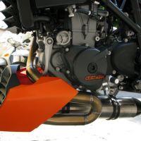 Scarico compatibile con Ktm Duke 690 2008-2011, Gpe Ann. titanium, Scarico completo omologato,fornito con db killer estraibile,catalizzatore e collettore