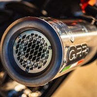 Scarico compatibile con Husqvarna Norden 901 2022-2024, M3 Inox , Terminale di scarico racing, con raccordo, senza omologazione