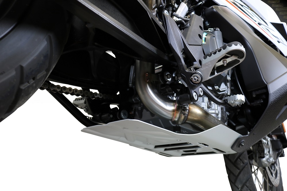 Scarico compatibile con Ktm Adventure 890 2020-2024, Decatalizzatore, Collettore decatalizzore, applicazione racing